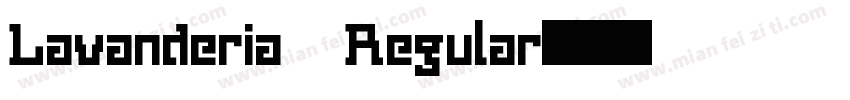 Lavanderia Regular字体转换